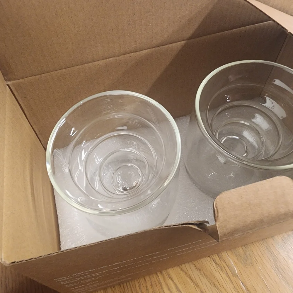 Tree Tiered Double Walled Shot Glasses, set of 2